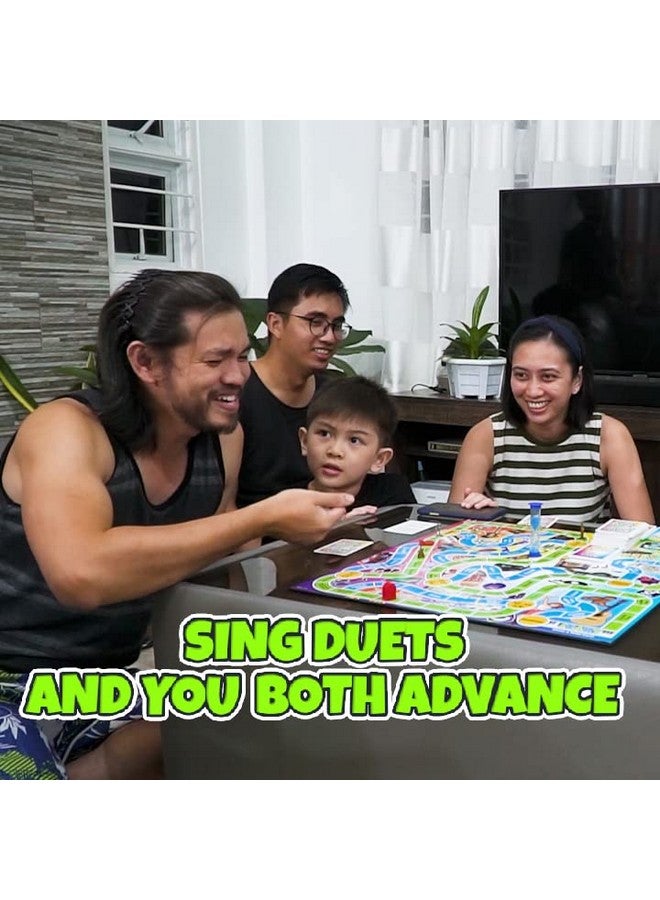 Melody Madness Singing Game-Sing, Shout, Hum, Dance. Bad Singing Voice Ok. Poor Memory Ok. Anyone Can Play. Music, Trivia, Minute To Win It, Teen, Family, Party Board Game For Kids, Adults. Ages 8-99