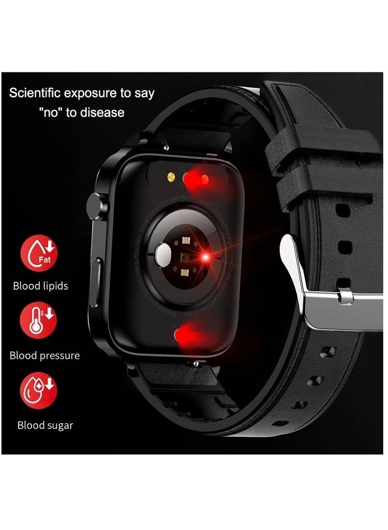 F100 Smart Watch Laser Treatment Body Temperature Accurate SPO2 BP Health Monitoring - Image 3