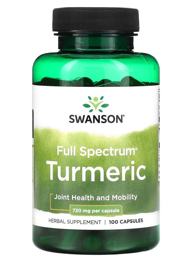 SWANSON Full Spectrum Turmeric 720 mg 100 Capsules