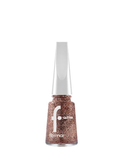 flormar Flormar Glitter Nail Enamel - GL43 Rosegold New 43 Rosegold