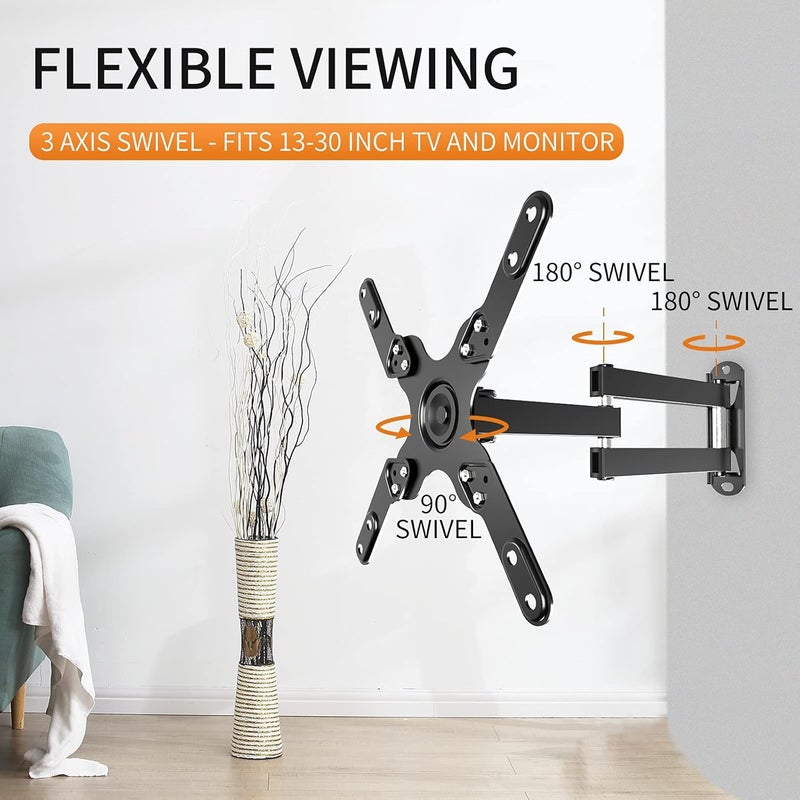 Xinlei TV Wall Mount, Bracket for Most 13-39 inch LED, LCD Monitor and Plasma TVs， Max VESA 200x200mm by XINLEI (MA1339) - Image 2