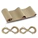 GLSOWEE Car Genuine Leather Steering Wheel Cover DIY Sewing with Needle and Thread Breathable and AntiSlip Universal 15 Inch Car Steering Wheel Stitching Wrap Beige Glossy - Image 2