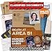 Lucky Egg MMC Death at Area 51 Thrilling Murder Mystery Games for Adults in a Classified Military Base 47 Evidence Pieces 150 Min Gameplay 355 Difficulty Cold Case Files Game for 110 Players - Image 3