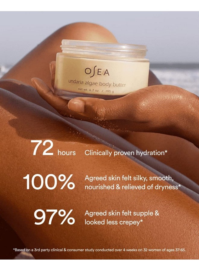 OSEA Sea Malibu Undaria Algae Body Butter Ultra Hydrating Whipped Shea + Ceramides 6.7 Oz Clean Vegan Skincare And Body Care Body Moisturizer Cream Luxury Beauty Product For Dry Skin - Image 5