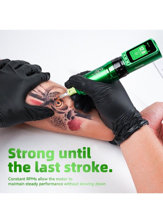 Mast Tattoo Machine and Needles MAST Fold Pro Wireless Tattoo Pen Machine Snake Edition | Cordless Rotary Tattoo Gun with Adjustable Stroke, Powerful Motor & Smooth Performance - Image 4