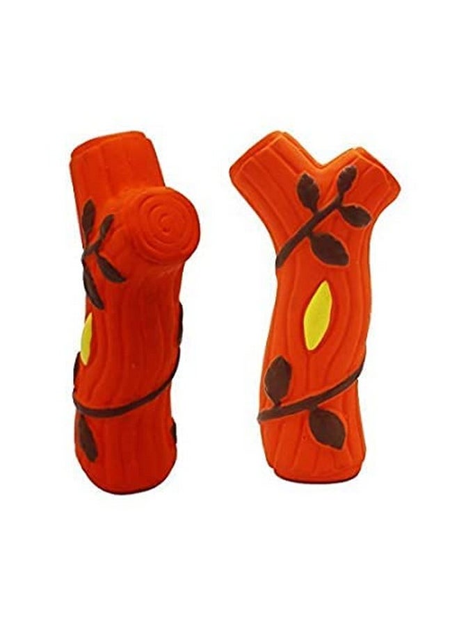 Squeaks Dog Tree Soft Latex Toy Stick Chewable Squeaky Interactive Training Fetch Toy For Dog, Cat & Puppies