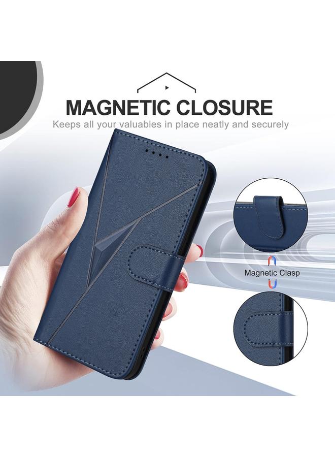 Zaboon Case For Infinix Hot 50 Pro+ 4G Triangle Pattern Buckle Clasp Leather Phone Case - Image 5