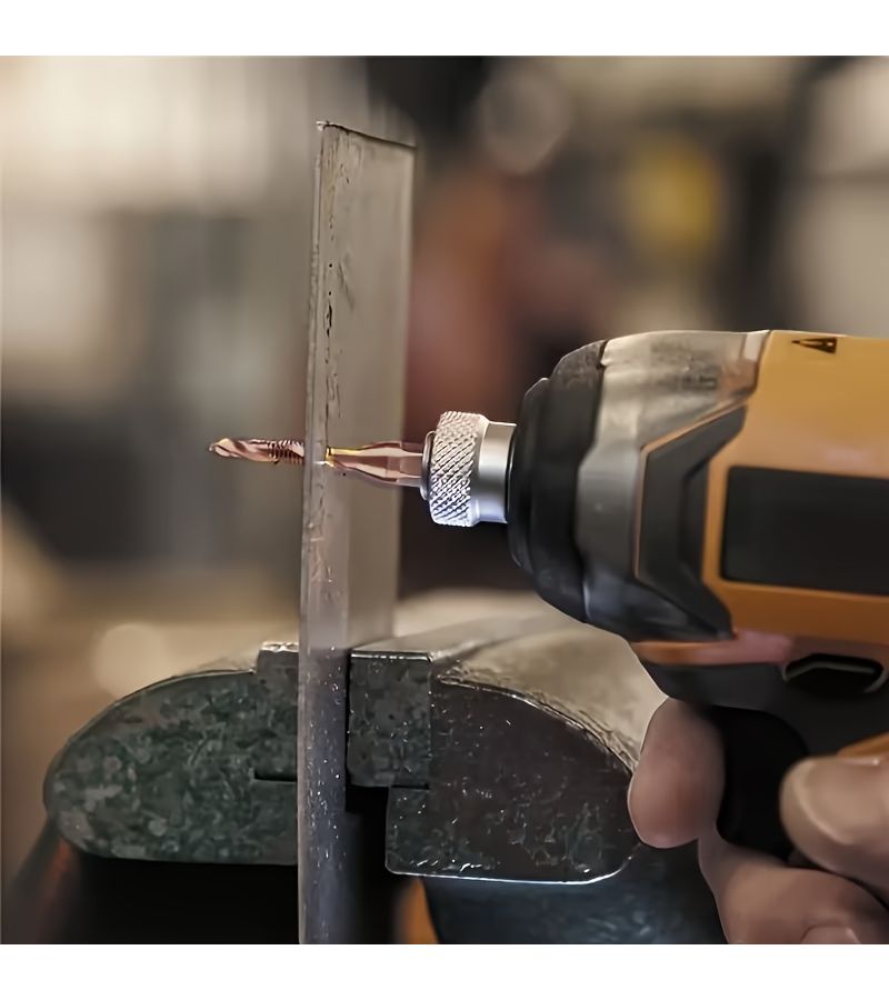 6pcs M3 To M10 Heavy Duty Drill And Tap Set With Countersink Deburring Functions - Image 5