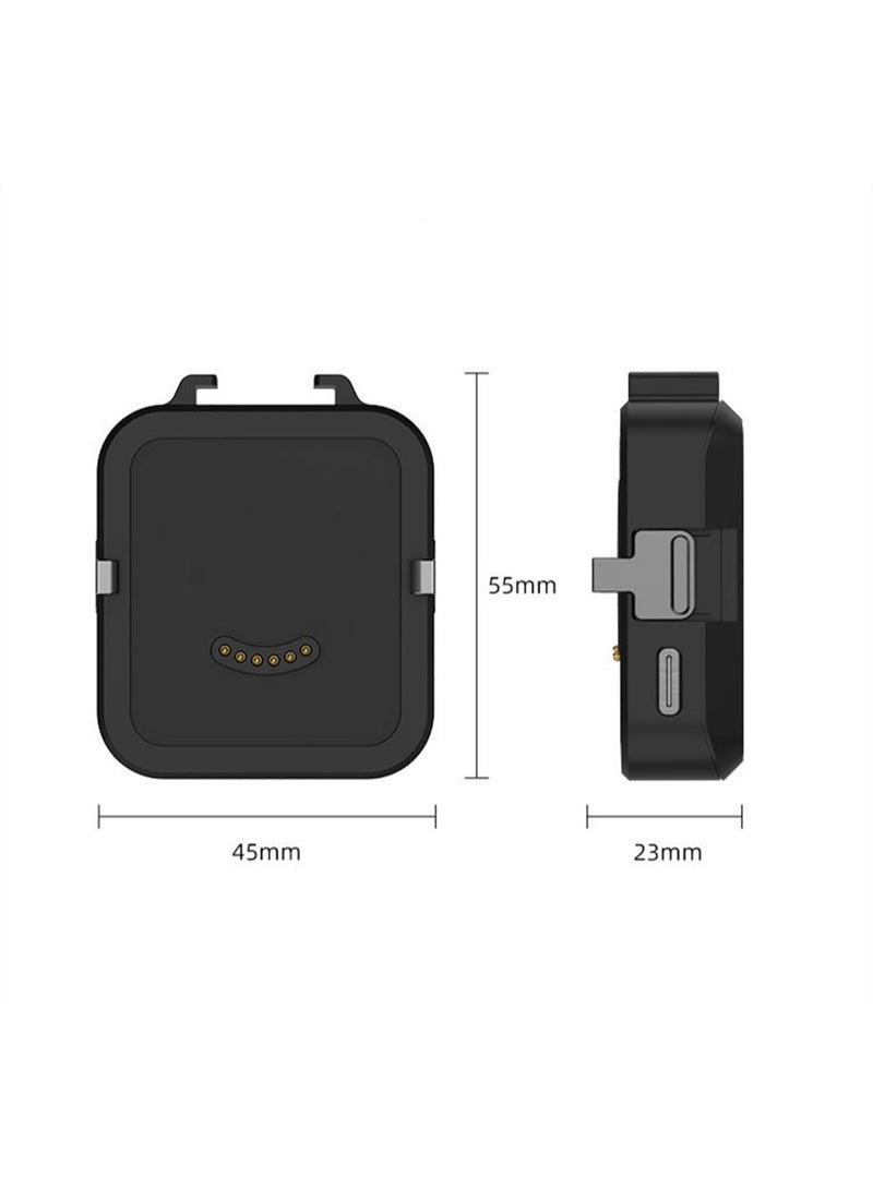 Magnetic Charging Dock 500MAh For Insta360 GO Ultra Action Camera, Portable Camera Charging Base Travel-Friendly Design For Continuous Adventure Power Supply (Black) - Image 2