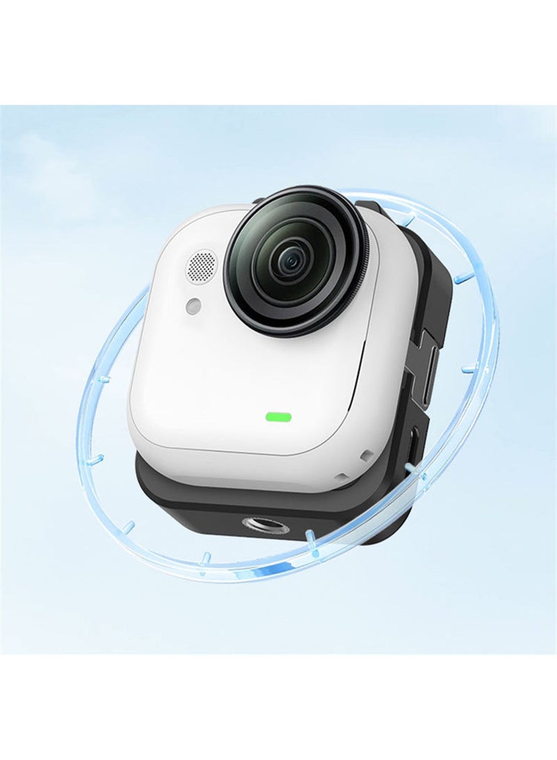 Magnetic Charging Dock 500MAh For Insta360 GO Ultra Action Camera, Portable Camera Charging Base Travel-Friendly Design For Continuous Adventure Power Supply (Black) - Image 4