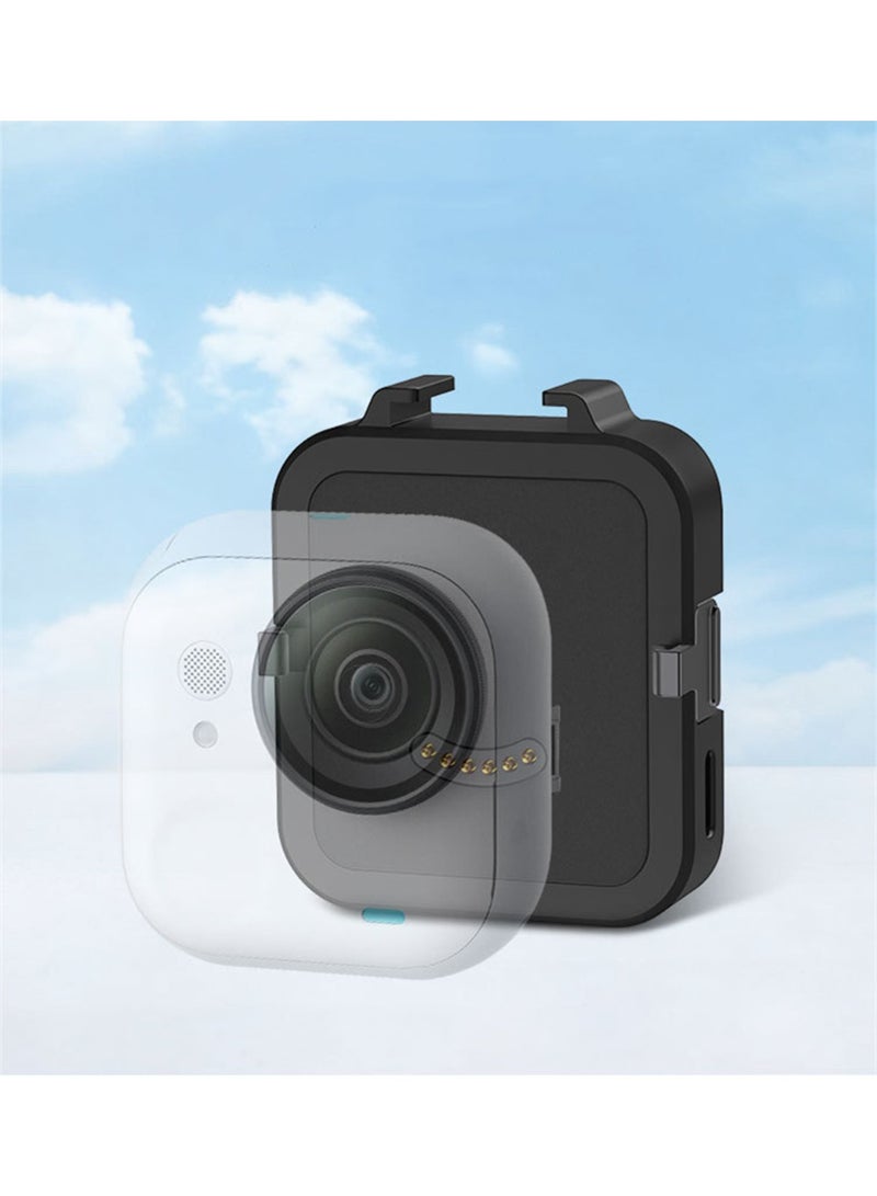 Magnetic Charging Dock 500MAh For Insta360 GO Ultra Action Camera, Portable Camera Charging Base Travel-Friendly Design For Continuous Adventure Power Supply (Black) - Image 5