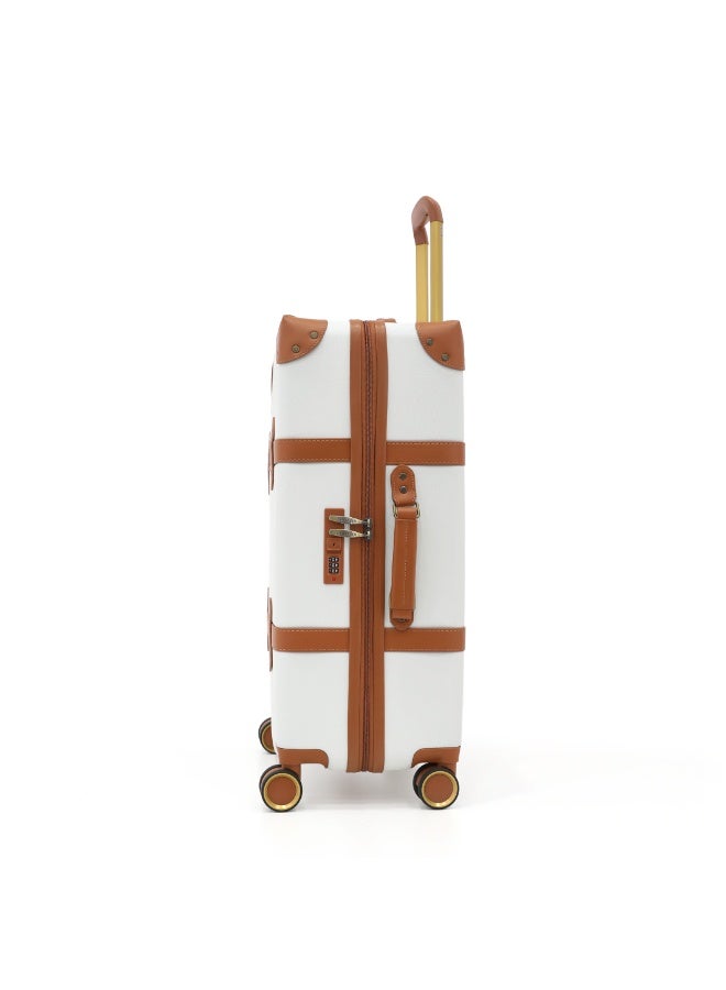 SONADA Premium Hardshell Luggage Set with Spinner Wheels | Durable Travel Suitcase with TSA Lock,White - Image 4