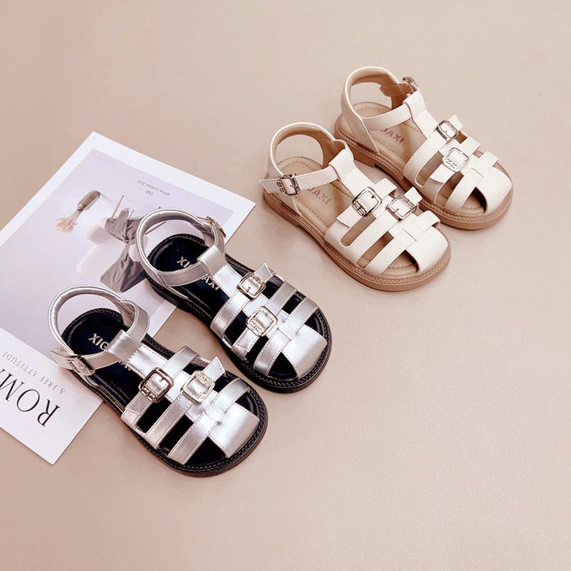 Girls Sandals Children'S Shoes 2025 Children'S Roman Sandals Little Princess Baby Shoes - Image 3