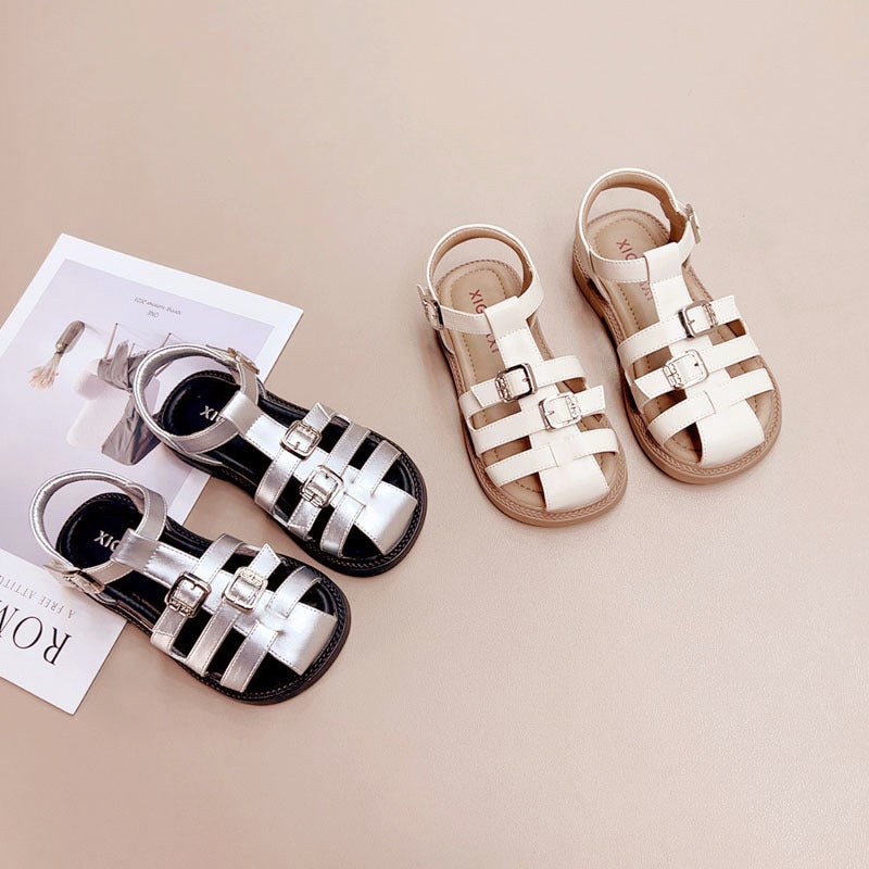 Girls Sandals Children'S Shoes 2025 Children'S Roman Sandals Little Princess Baby Shoes - Image 2