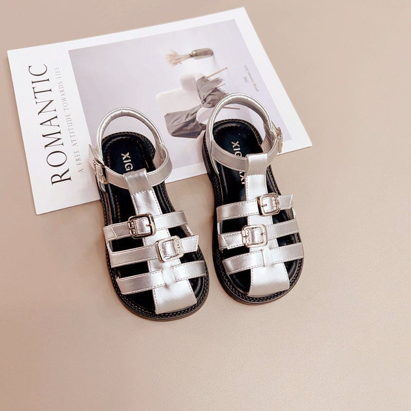 Girls Sandals Children'S Shoes 2025 Children'S Roman Sandals Little Princess Baby Shoes - Image 4