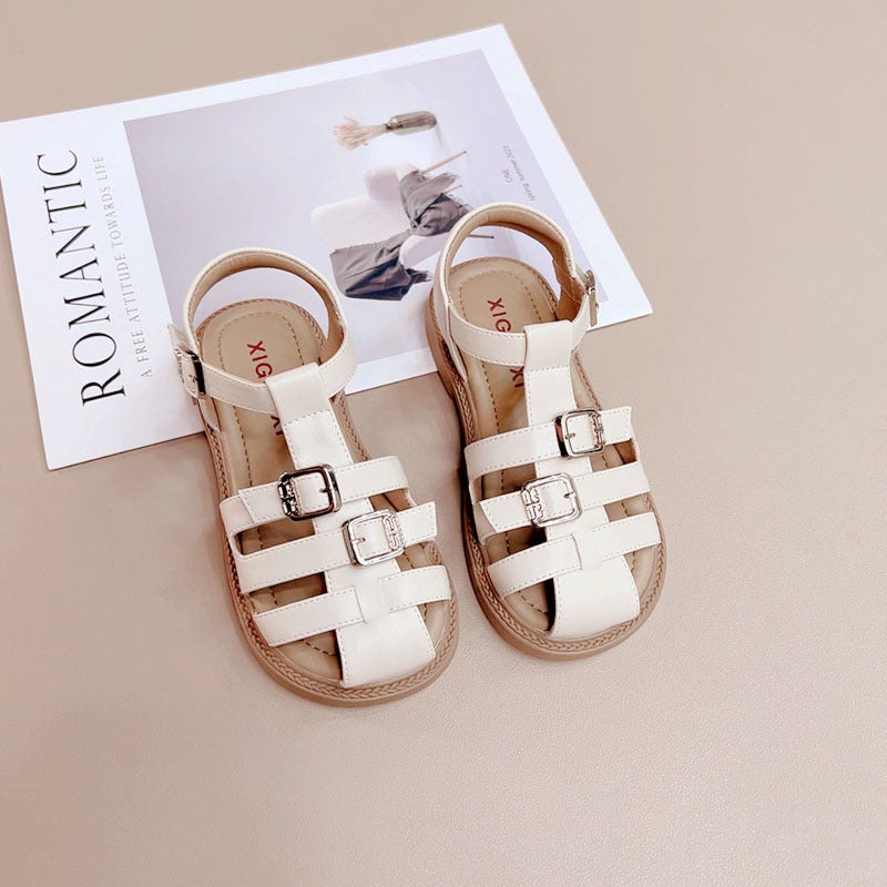Girls Sandals Children'S Shoes 2025 Children'S Roman Sandals Little Princess Baby Shoes - Image 5