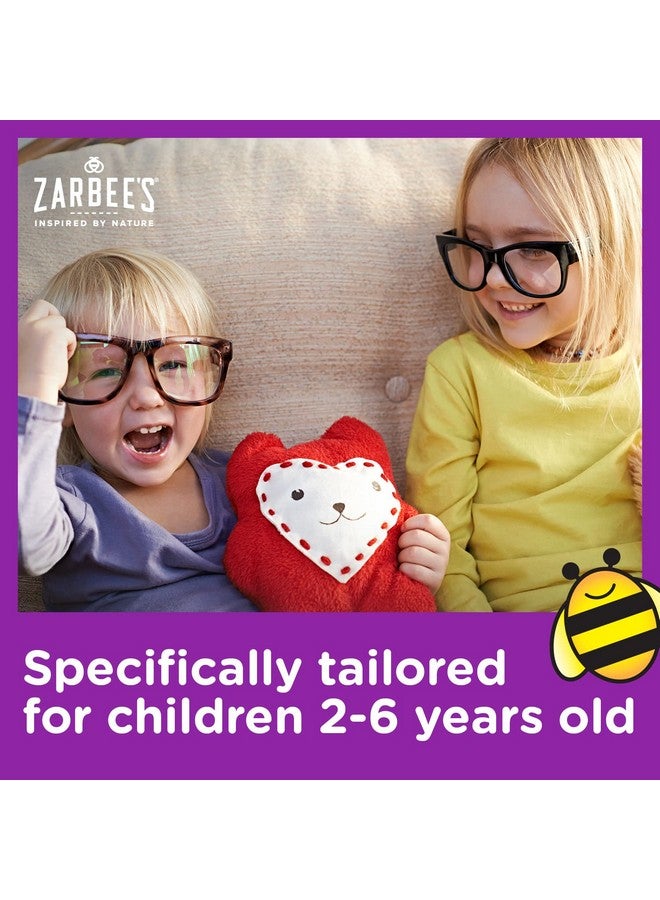 Zarbee's ?S Kids Cough + Immune Daytime For Children 2-6 With Dark Honey, Vitamin D & Zinc, 1 Pediatrician Recommended, Drug & Alcohol-Free, Mixed Berry Flavor, 4Fl Oz - Image 2
