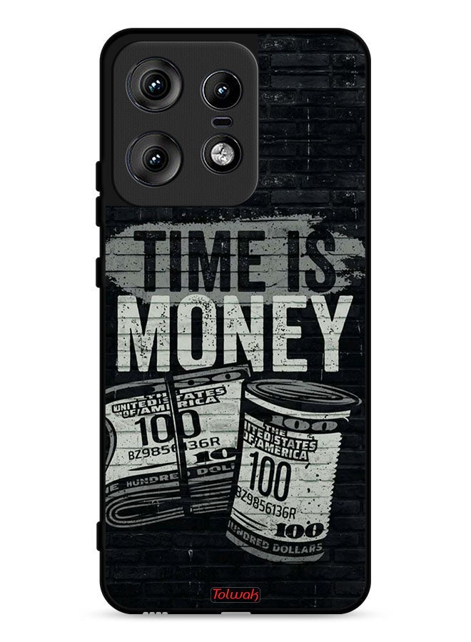 Tolwak Motorola Edge 50 Pro 5G Protective Case Cover Time Is Money - Image 1