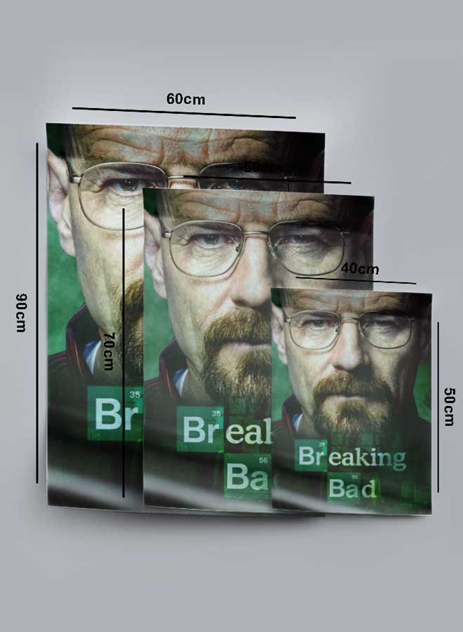 LOWHA Poster Painting Art With Four Separate Pieces Of Double-Sided Stickers Breaking Bad For Home Bedroom Living Room And Office Decor  - Image 4