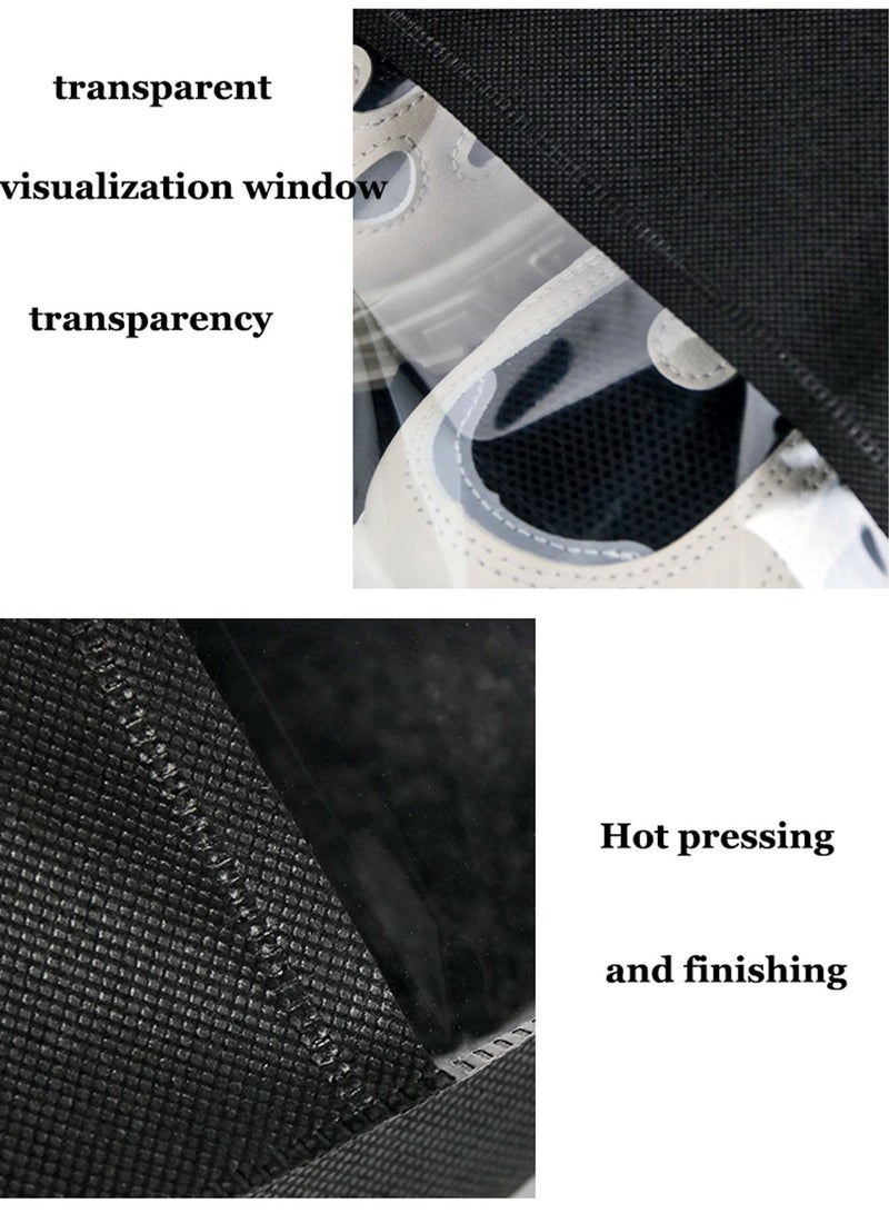 5 Pcs Large Travel Dust Proof Clothes Storage Shoe Bag, Waterproof High-Heeled Shoes Handbag Trainers SportShoe Bags Gym Shoe Pouch Organizer for Men and Women 40*50cm  - Image 3