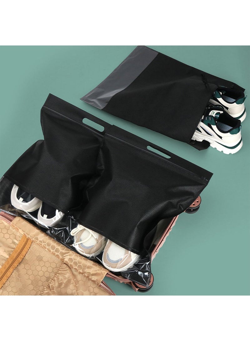 5 Pcs Large Travel Dust Proof Clothes Storage Shoe Bag, Waterproof High-Heeled Shoes Handbag Trainers SportShoe Bags Gym Shoe Pouch Organizer for Men and Women 40*50cm  - Image 5