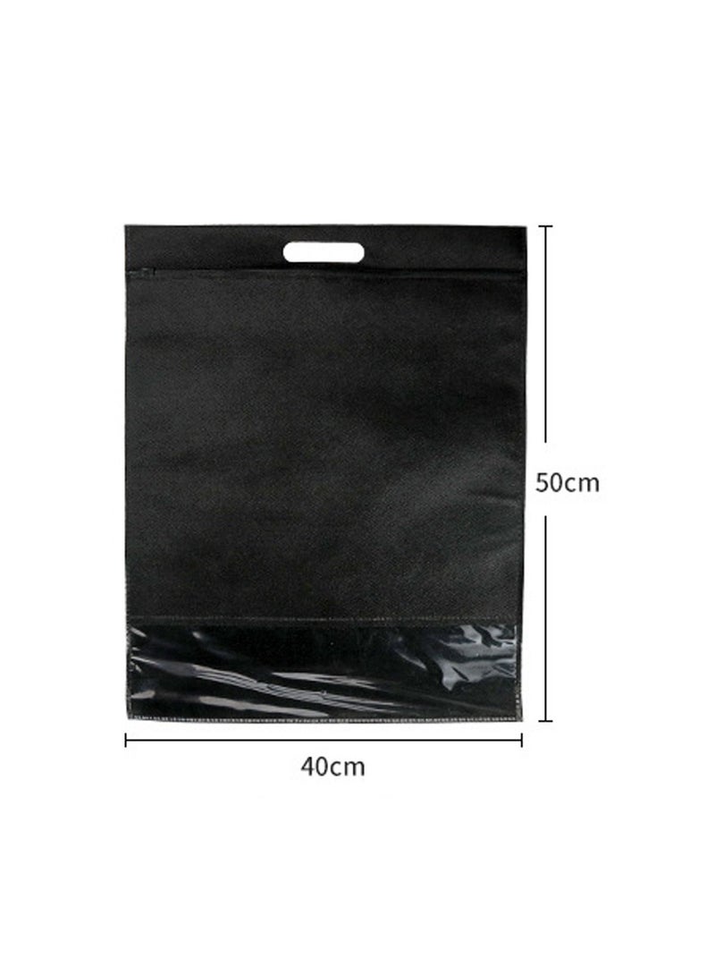 5 Pcs Large Travel Dust Proof Clothes Storage Shoe Bag, Waterproof High-Heeled Shoes Handbag Trainers SportShoe Bags Gym Shoe Pouch Organizer for Men and Women 40*50cm  - Image 2
