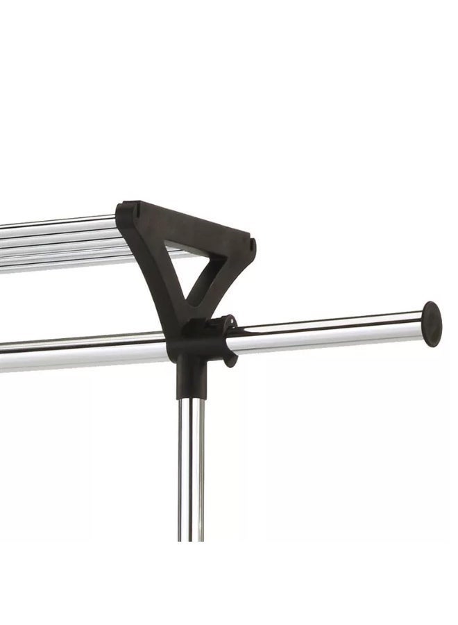 AETHER Black Metal Clothes Hanger Clothes Holder - Image 3