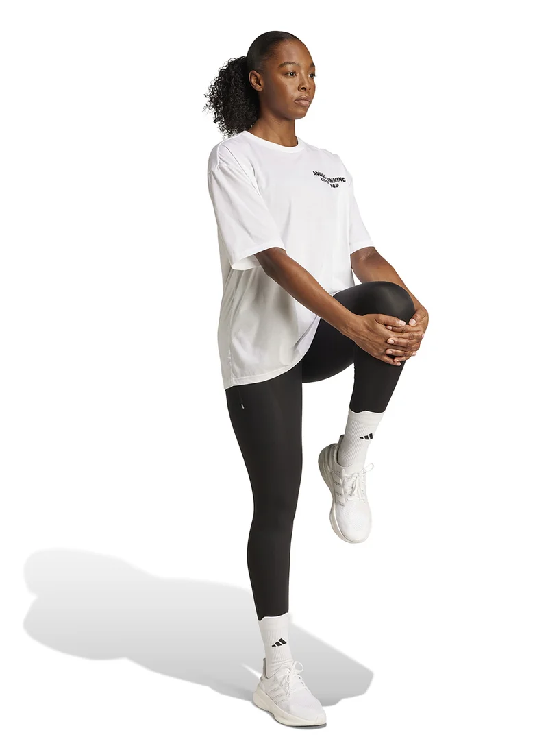 Adidas Running Tacos Later Graphic T-Shirt
