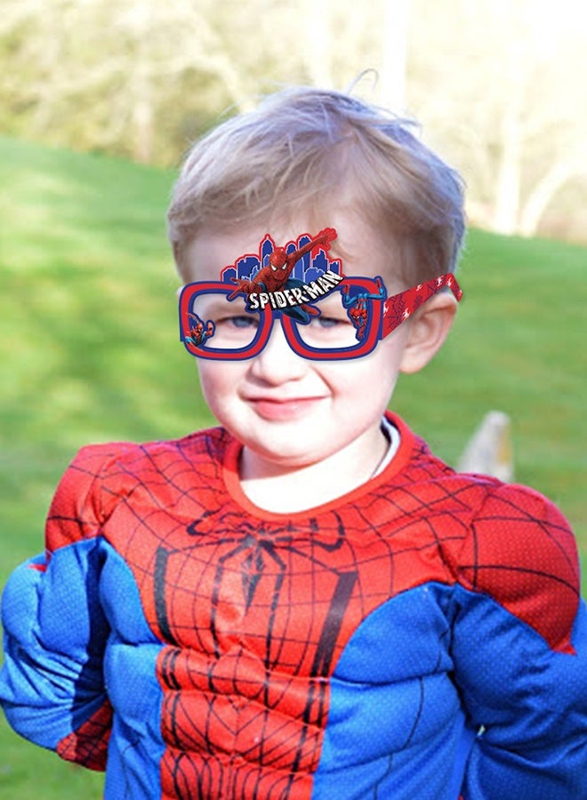 Organizer Spider Themed Party Glasses, Decorative Glasses (Cosplay Style) - Ideal for Spider Themed Kids' Birthday Parties & Party Gifts - Image 4