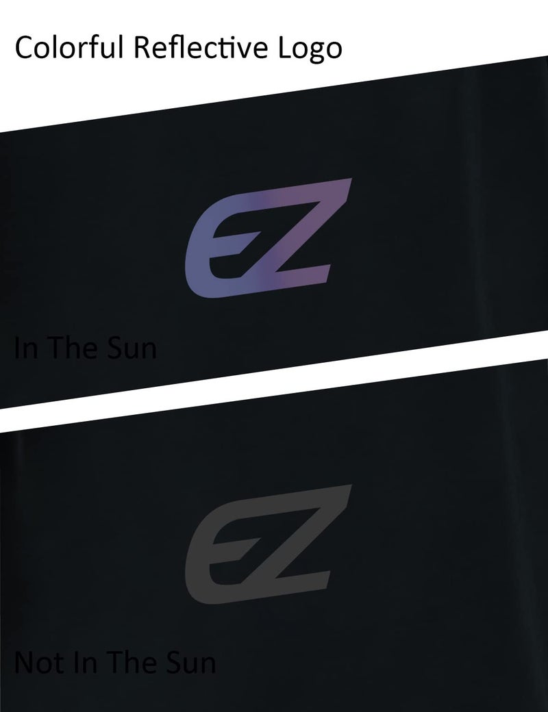 EZRUN قمصان سباحة للرجال واقي من الشمس UPF 50+ تي شيرت حماية من الأشعة فوق البنفسجية سريع الجفاف لصيد الأسماك والشاطئ تي شيرت بأكمام قصيرة (أسود، 4XL) - Image 4