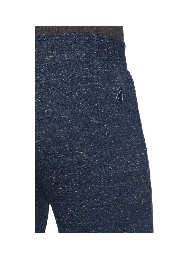 Jockey Blue Snow Melange AM02 Men Super Combed Cotton Rich Slim Fit Joggers with Zipper Pockets for Men | Best Price UAE