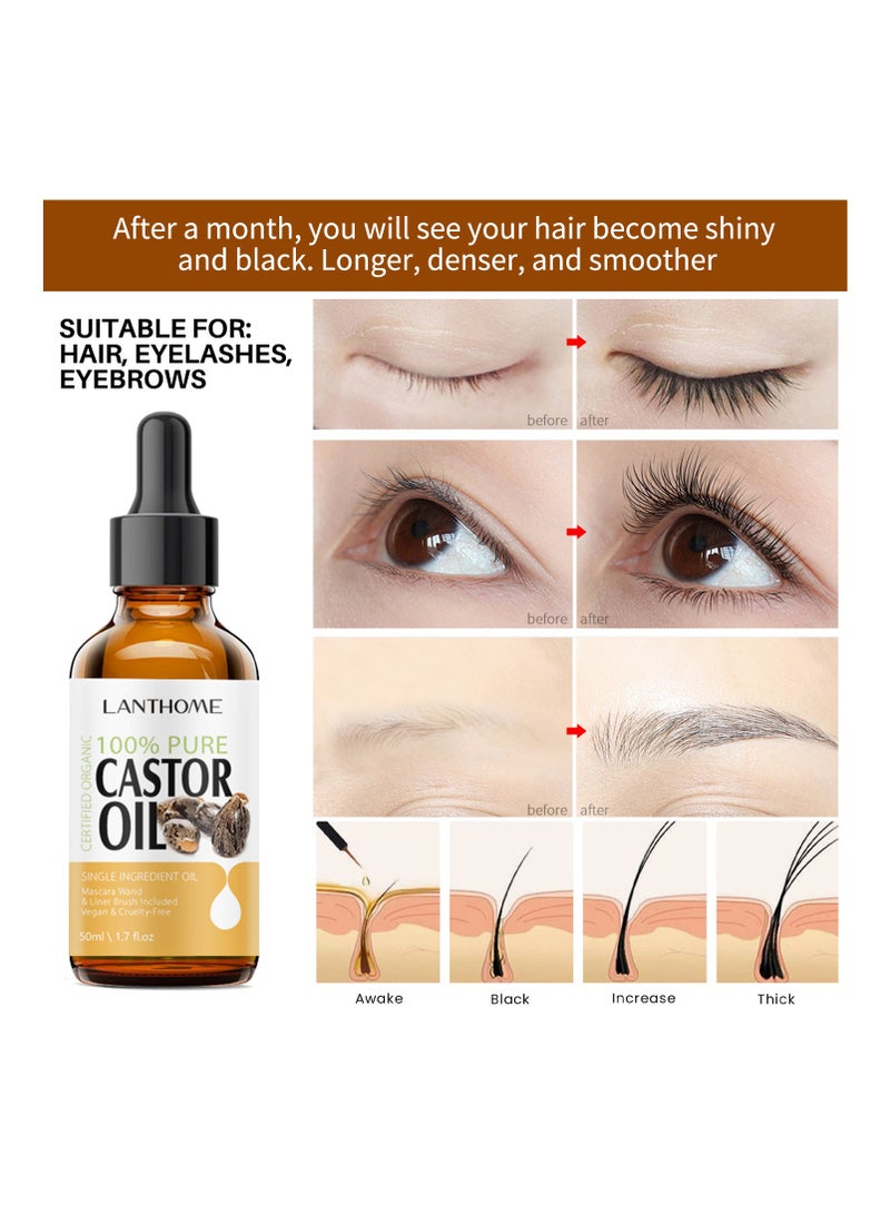 Lanthome Lanthome castor oil mascara set 50ml - Image 3