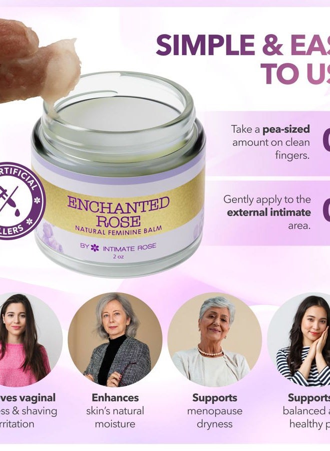 Intimate Rose Vaginal Balm & Organic Personal Moisturizer - Image 4