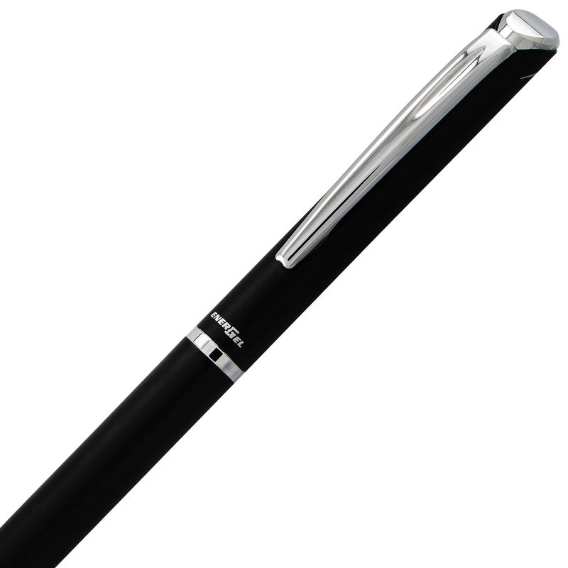 Pentel قلم جل بنتل إنرجل ستايل، (0.7 مم) خط متوسط، أسود - BL2007AABX - Image 2