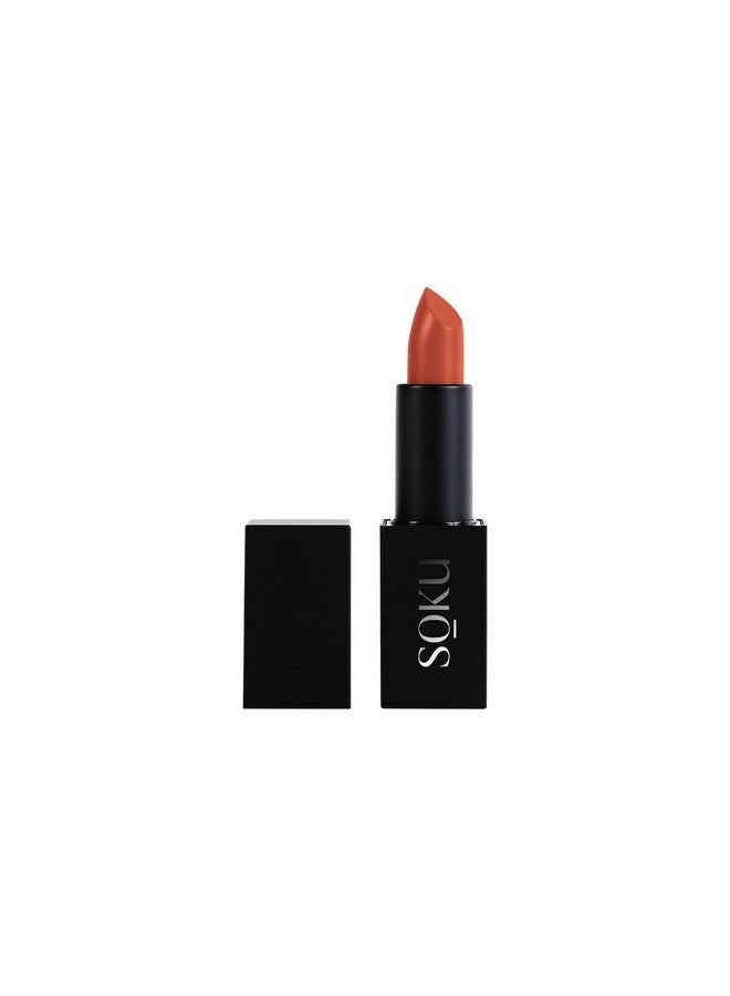 SOKU Censored Matte Long Lasting Lipstick For Women | Creamy Lipstick | Moisturising | Smooth Finish & Lightweight | One Swipe Pigmentation (Almost Nude 06) - 4.2 G - Image 1