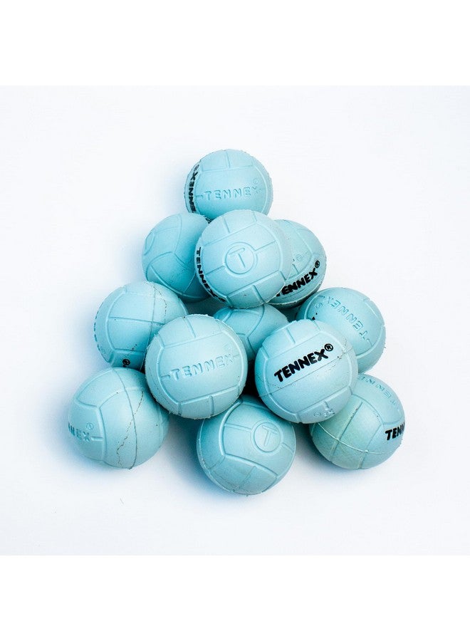 Tennex كرة كريكيت مطاطية TENNEX - لون أبيض | مصنوعة من المطاط للبطولات وكريكيت الشوارع والتدريب (عبوة من 12) - Image 4
