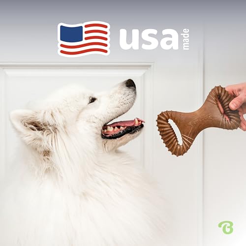 Benebone Dental Durable Dog Chew Toy for Aggressive Chewers, Real Chicken, Made in USA, Medium - Image 5