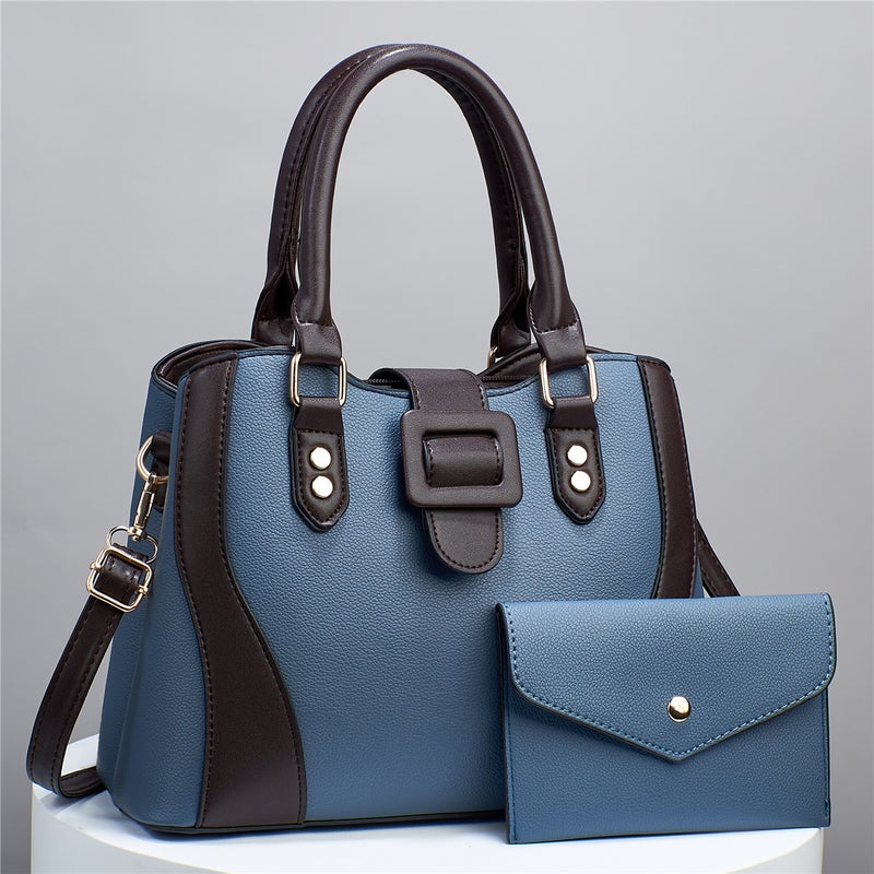 Litchi Pattern Fashionable Women'S Handbag Texture New Large-Capacity Shoulder Crossbody Bag - Image 5