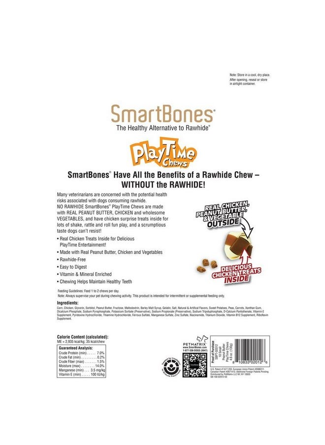سمارت بونز لفافات SmartBones DoubleTime ومضغ اللعب، دلل كلبك بمضغ خالٍ من الروهايد مصنوع من اللحوم والخضروات الحقيقية  - Image 3