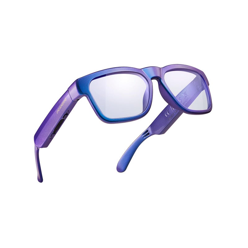 OhO sunshine OhO Bluetooth Glasses,Voice Control and Open Ear Style Smart Glasses to Listen Music and Calls,UV400 Protection Lens - Image 1