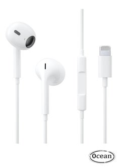 Lateral In-Ear Wired Headphone for iPhone, Apple EarPods with Lightning Connector, Built-in Microphone & Volume Control, No Need Bluetooth Compatible with iPhone14/13/12/SE/11/XR/XS/X/8/7, White - pzsku/ZBC50EEC85E8067984040Z/45/_/1731051356/3ab2cd9d-418e-4b98-815b-78d5f0f3b3d2