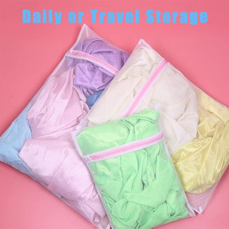 Eboxer Mesh Bags for Delicates Wash Bags for Lingerie Blouse Hosiery Stocking Underwear Bra Sock and Other Large/Small in the Washing Machine (Fine Mesh - 50 x 60cm) - Image 5