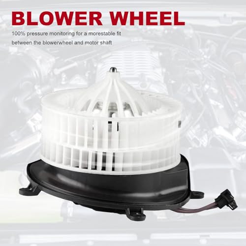 TOPAZ HVAC Blower Motor Assembly w/Fan Cage Replacement for Mercedes Benz CLS500 CLS55 AMG CLS63 AMG E63 AMG E320 E350 E500 E55 AMG Replaces # 2118300908 2118300408 - Image 5