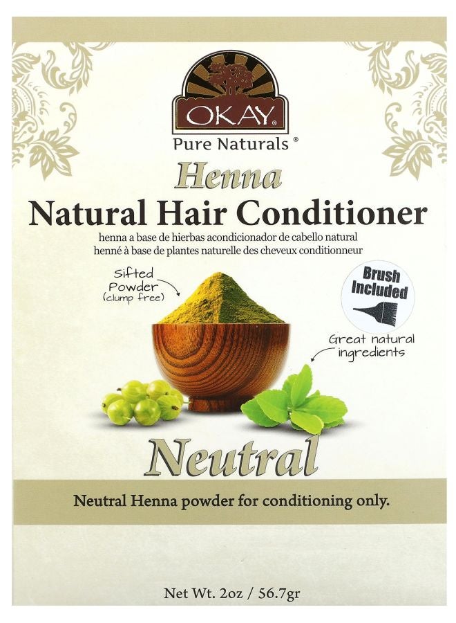 OKAY Henna Natural Hair Conditioner Neutral 2 oz (56.7 g)