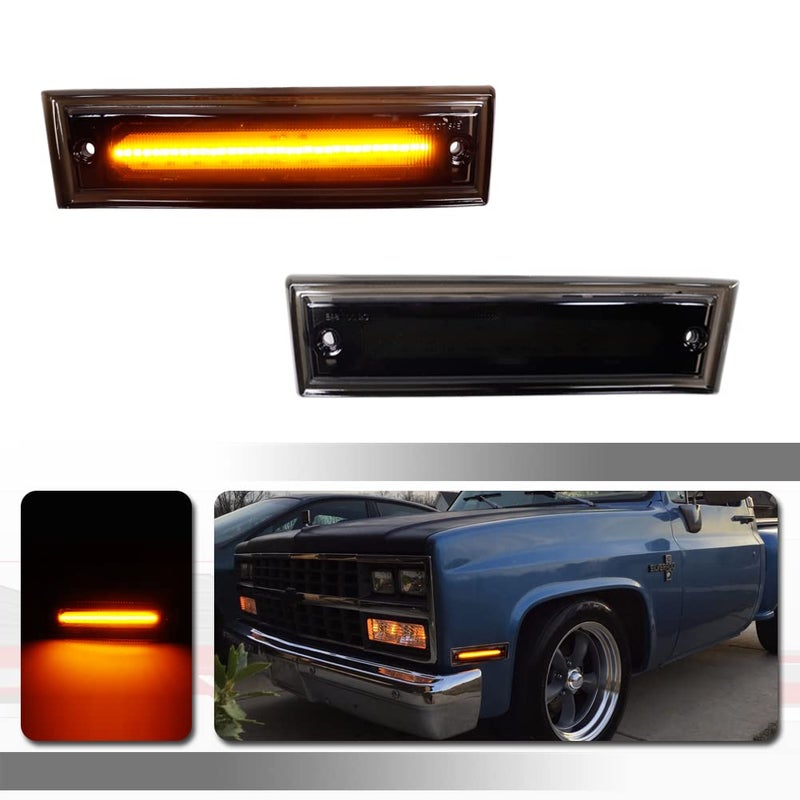 Tonsya For 1981 1982 1983 1984 1985 1986 1987 1988 1989 1990 1991 Chevrolet Pickup Blazer Jimmy Suburban C10 C20 C30 GMC Front Fender Bumper side Marker Lights 915557 915558 GM2550115 GM2551107