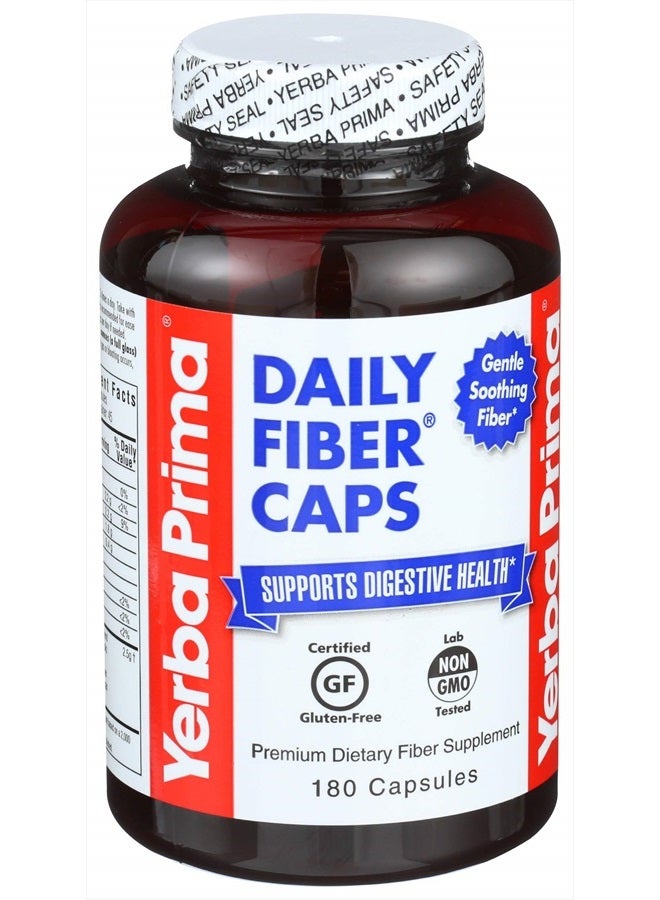 Yerba Prima Daily Fiber, 625mg, 180 Caplets - Image 3