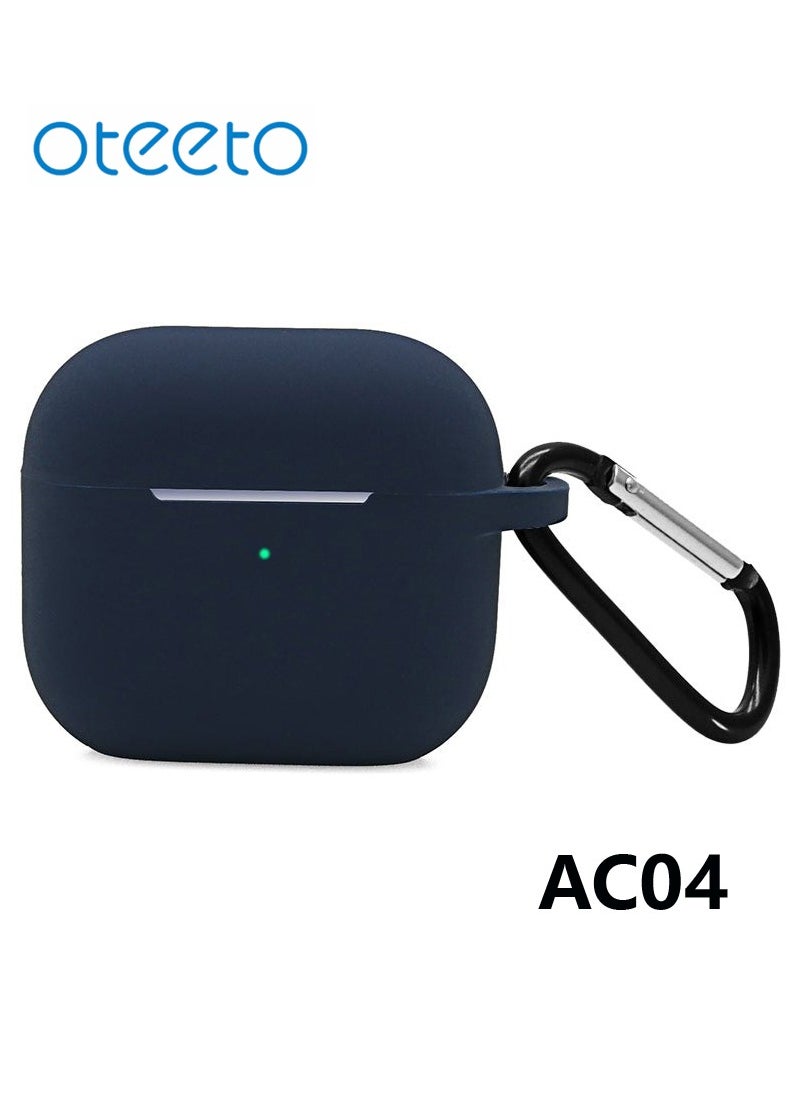 Oteeto Oteeto AC04 Full Protection Silicone Earpod Case Designed For Aipods 3 Blue  - Image 1