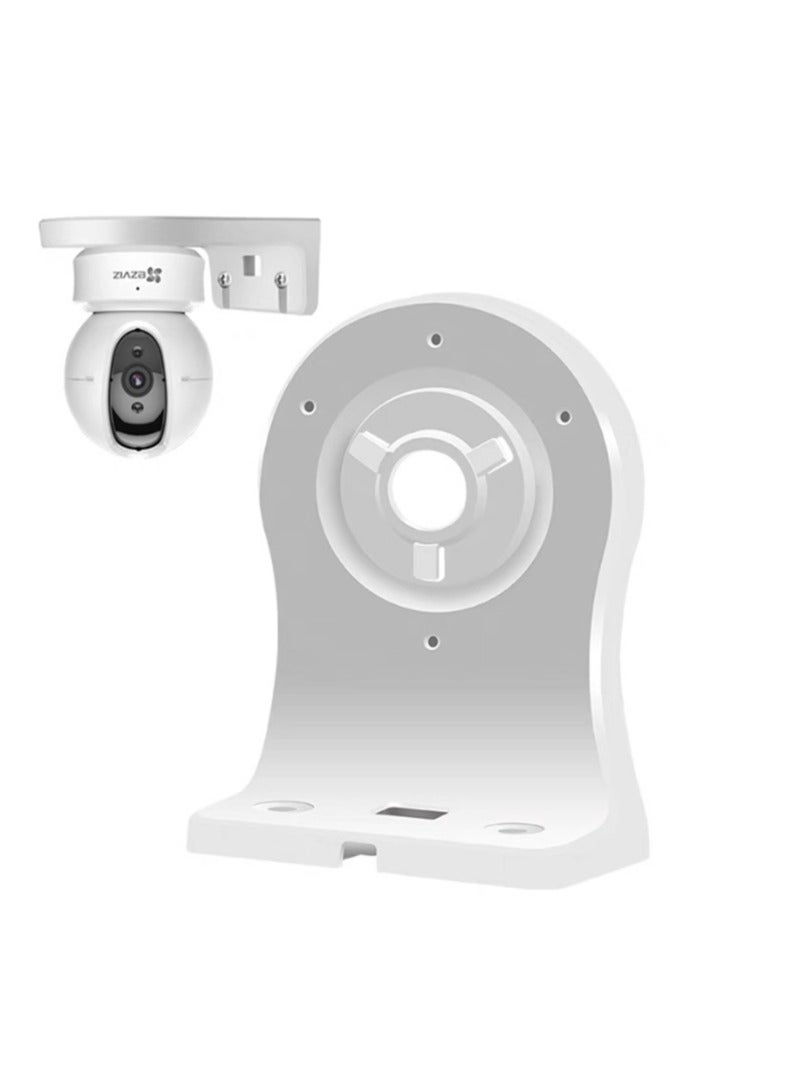 Wall Shelf Set of  Wall Mount Holder for Security Cameras Baby Monitors Speakers Easy to Install No Drill，Camera [No Drilling] Bracket Fluorite Cloud C6/C4 Series Wall Hanging Monitoring Wifi Wall Hanging Rack, White  - Image 1