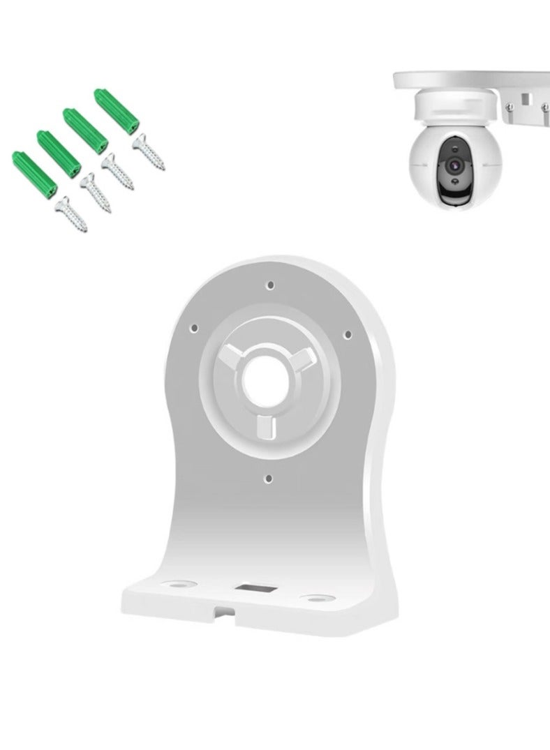 Wall Shelf Set of  Wall Mount Holder for Security Cameras Baby Monitors Speakers Easy to Install No Drill，Camera [No Drilling] Bracket Fluorite Cloud C6/C4 Series Wall Hanging Monitoring Wifi Wall Hanging Rack, White  - Image 1