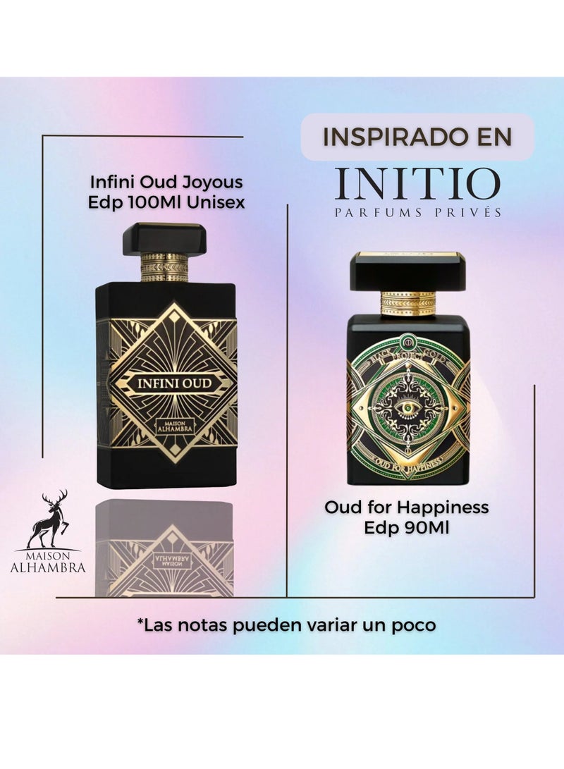 MAISON ALHAMBRA Infini Oud Joyous Eau De Parfum Unisex - 100ml (Inspired by INITIO OUD FOR HAPPINESS)  - Image 3